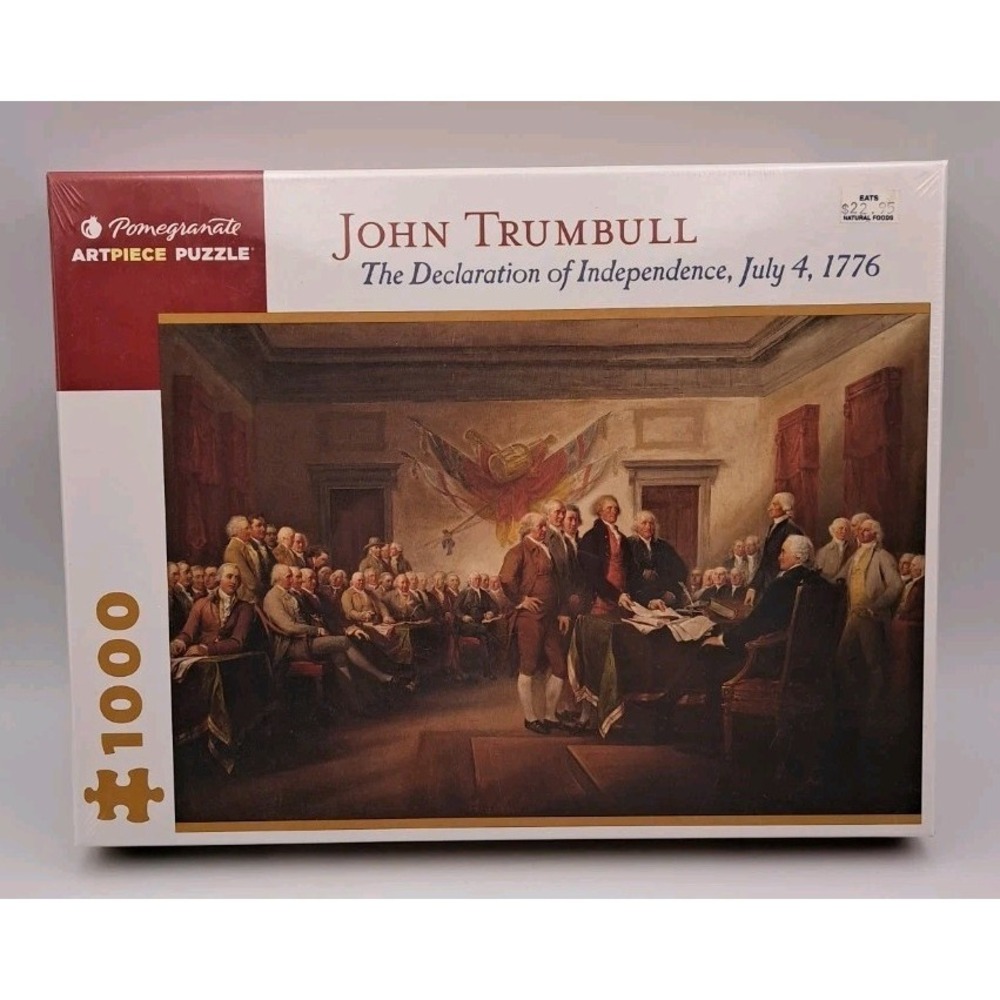 NEW Declaration of Independence Puzzle 1000-Pieces Bicentennial American History